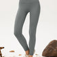 Seamless Fleece Lined Wide Waistband Leggings