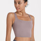 Crisscross Open Back Cropped Sports Cami