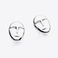 Abstract Face Figure Stud Earrings