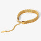 Allie 18K Gold-Plated Wide Chain Bracelet