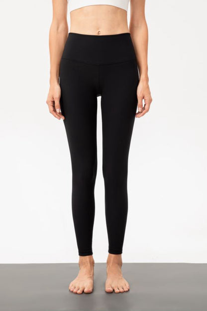 Seamless Fleece Lined Wide Waistband Leggings