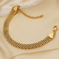 Allie 18K Gold-Plated Wide Chain Bracelet