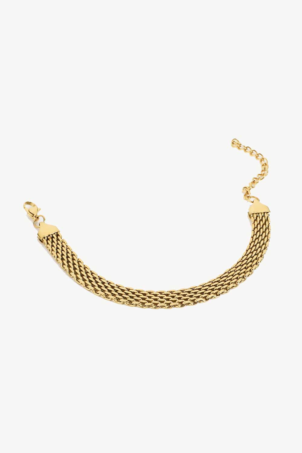 Allie 18K Gold-Plated Wide Chain Bracelet