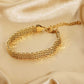 Allie 18K Gold-Plated Wide Chain Bracelet