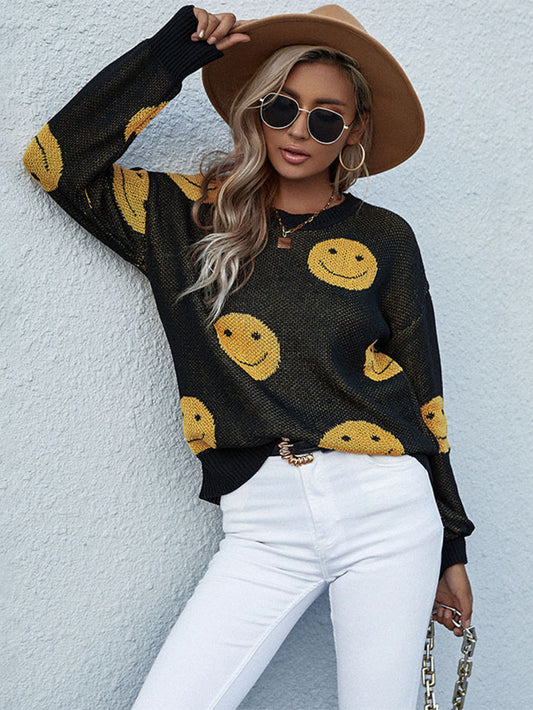 Phoebe Smiley Face Sweater