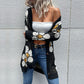 Flourance Floral Smiles Button Down Cardigan Sweater