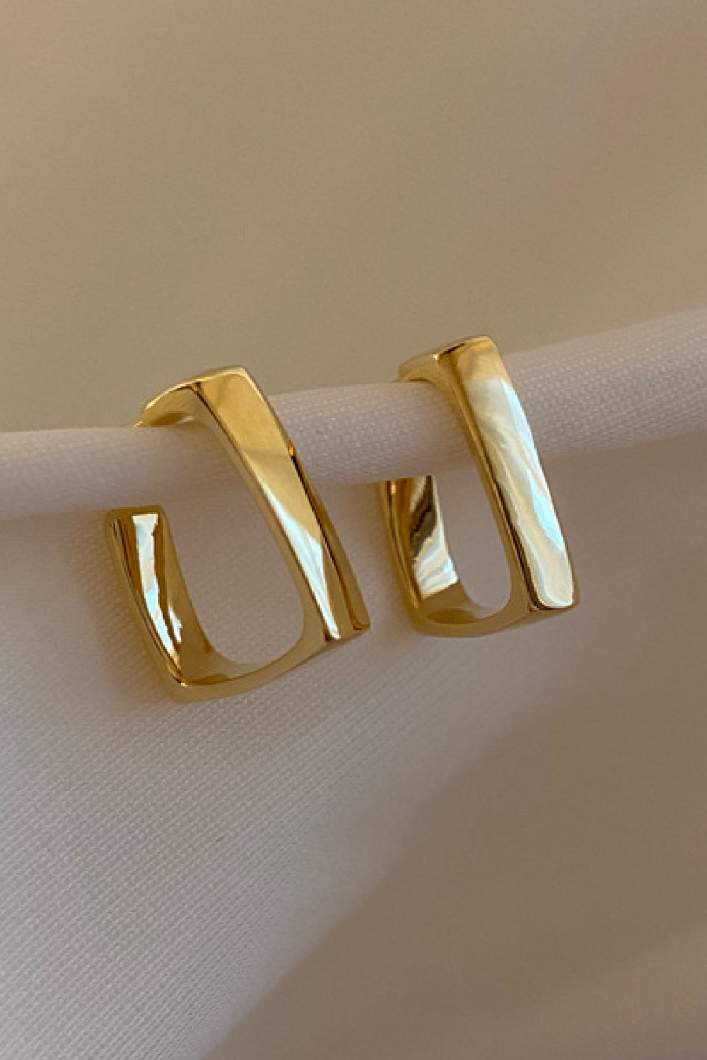 18K Gold Plated Geometric Earrings