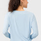 Breathable Round Neck Dropped Shoulder Top