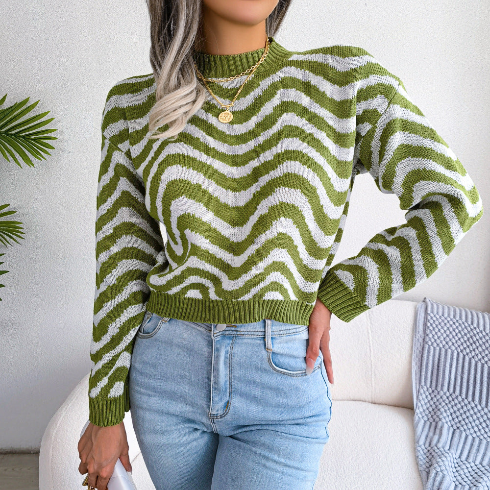 Winnie Wavy Stripe Sweater