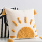 Sun Graphic Tassel Pillow Cover