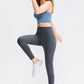 Exposed Seam High Waist Athletic Leggings