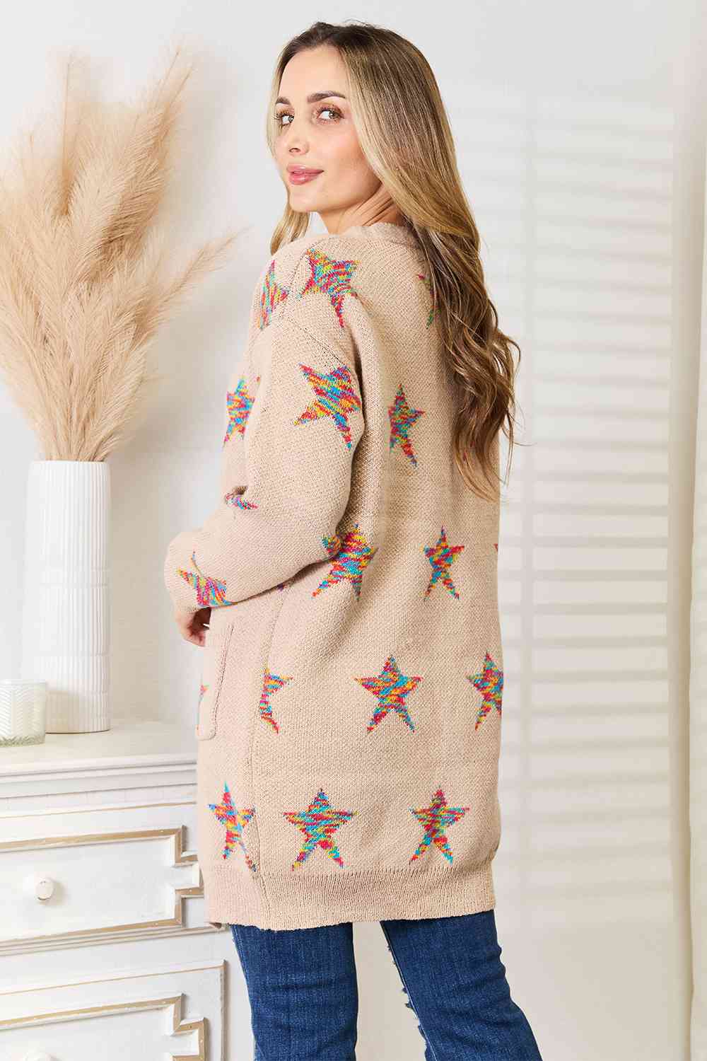 Star Pattern Cardigan